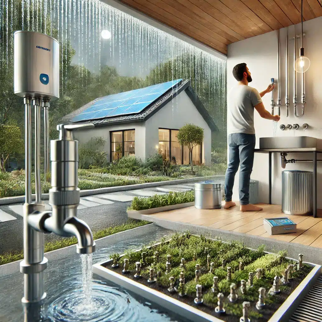 Persona instalando soluciones de fontanería ecológica. Construcción con hábitos de WC | Fontanero GDL
