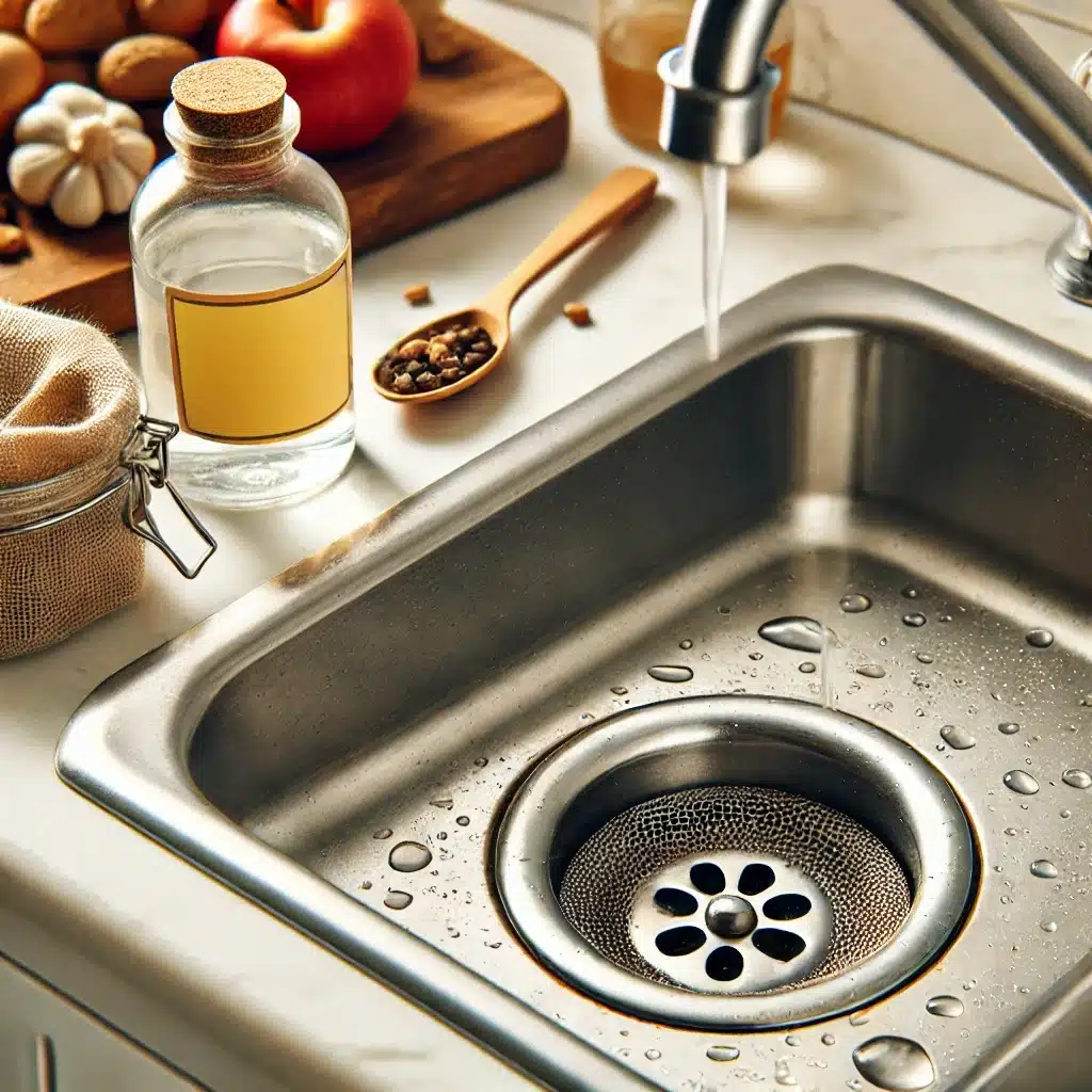 Filtro limpio en fregadero de cocina moderna | Fontanero GDL