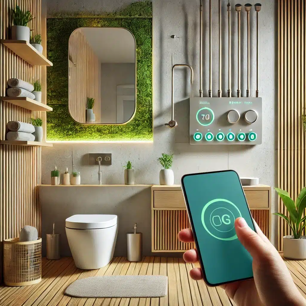 Baño minimalista con materiales sostenibles y reciclaje | Fontanero GDL