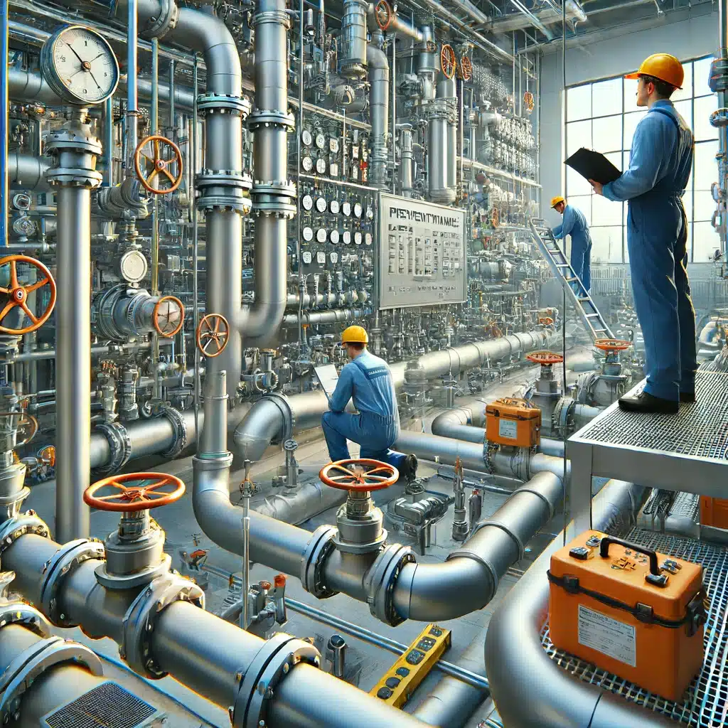 Técnicos realizando mantenimiento preventivo en sistemas de plomería industrial | Fontanero GDL