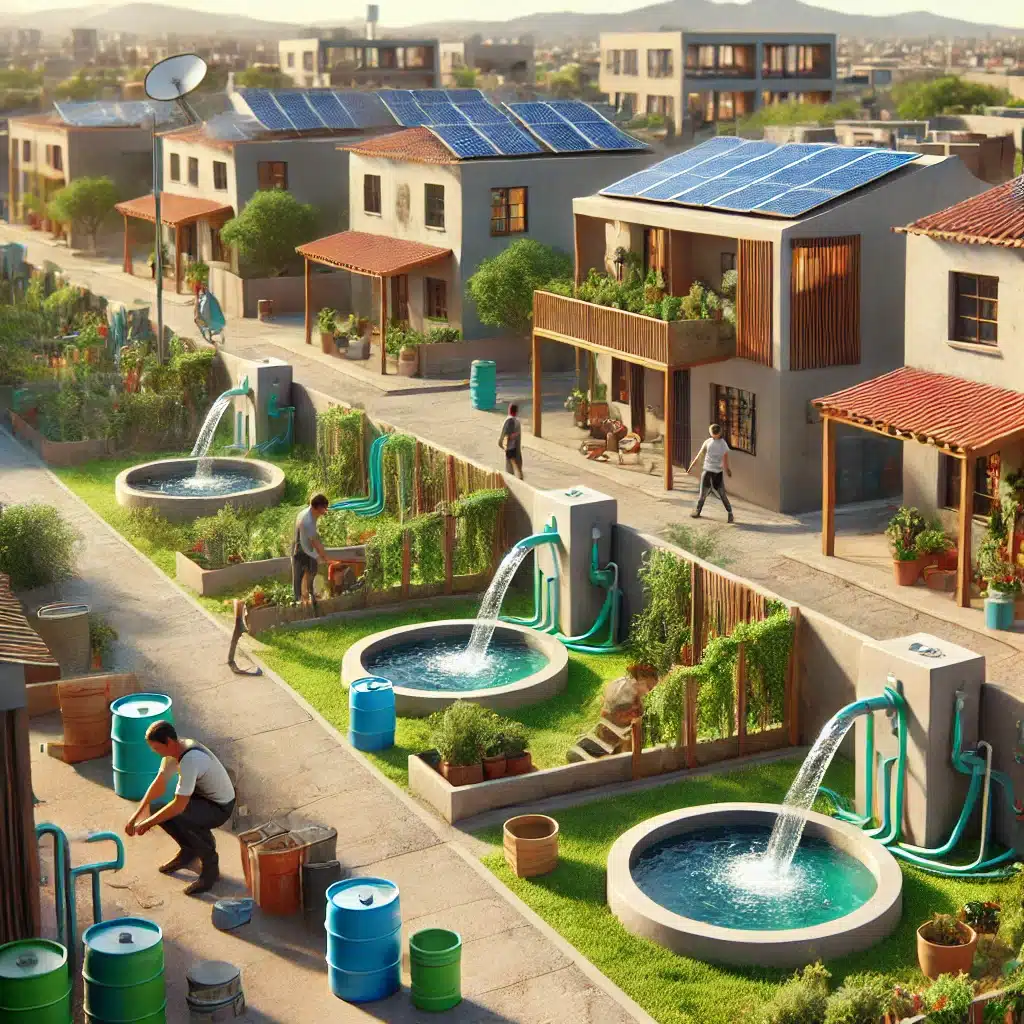 Comunidad sostenible con sistemas de captación de agua | Fontanero GDL